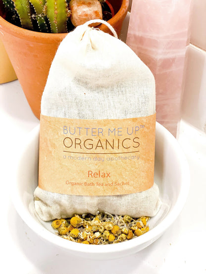 Organic Relaxation Bath Tea or Sachet