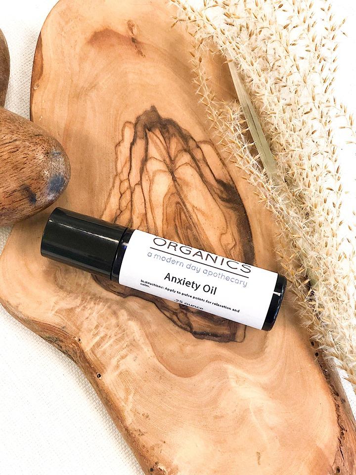 Anxiety Roller Ball / Organic Essential Oils For Anxiety / Anxiety